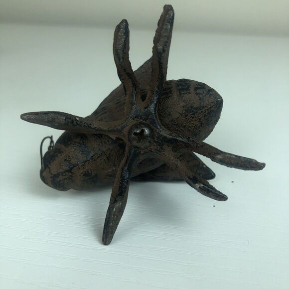 Set of 3-- 2 Bugs Cast Iron / 1 Iron & Stone Figurines Garden Insects Ants Fly - Picture 7 of 16